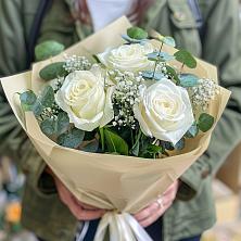 Букет Нежные грёзы в Новом-Уренгое Букет цветов из: Розы в Новом-Уренгое