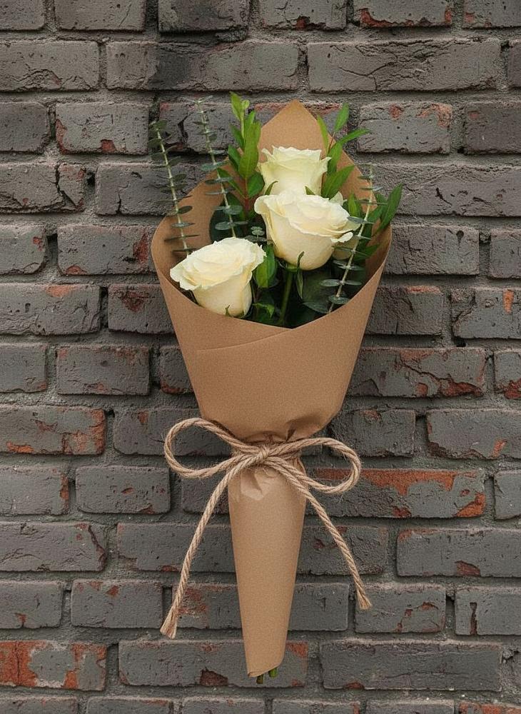 Букет из 3 роз в Новом-Уренгое Букет цветов из: Розы в Новом-Уренгое